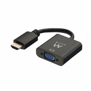 HDMI uz VGA ar Audio Adapteris Ewent EW9864 0,23 m Melns