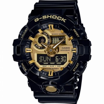 Мужские часы Casio G-Shock GA-710 Ø 49 mm Чёрный Золото