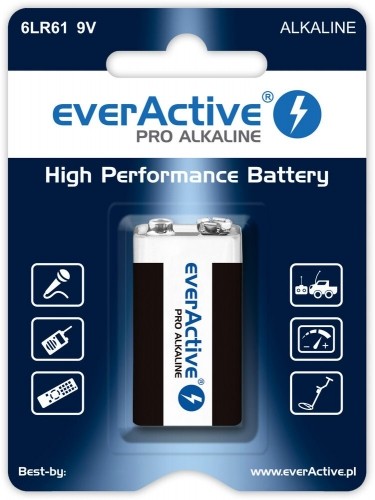 Alkaline battery  6LR61 9V (R9*) everActive Pro image 2