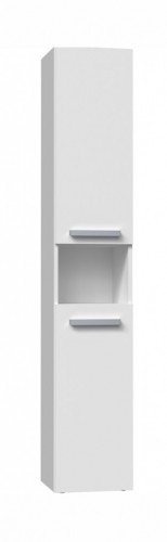 Top E Shop Bathroom cabinet NEL III 31x30x174 cm, matt white image 1