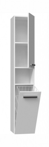 Top E Shop Bathroom cabinet NEL III 31x30x174 cm, matt white image 2
