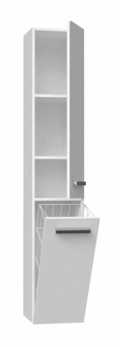 Top E Shop Bathroom cabinet NEL IV 31x30x174 cm, white, glossy image 2