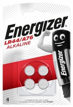 ENERGIZER BATTERIES ALKALINE SPECIALTY LR44/ A76 4 PIECES 1,5V