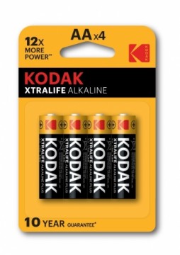 Kodak XTRALIFE alkaline AA battery (4 pack)