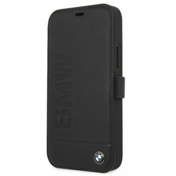 Etui BMW BMFLBKP12SSLLBK iPhone 12 mini 5,4" czarny|black book Signature