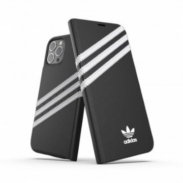 Adidas OR Booklet Case PU iPhone 12 Pro Max 6,7" czarno-biały|black-white 42246