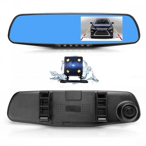 OEM Car Dash Cam DVR-01 Mirror 5,0 inches + rear camera image 2