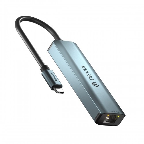 Devia adapter HUB USB-C 3.1 to 4x USB 3.0 deep gray image 3