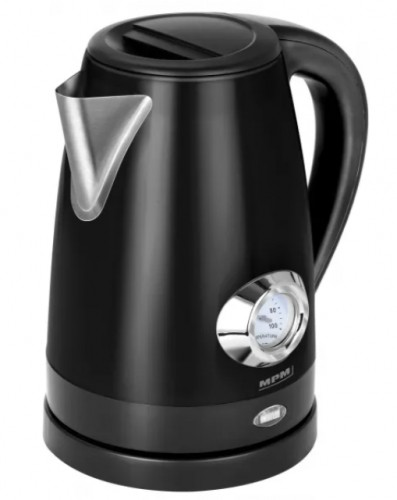 MPM Cordless kettle MCZ-108/C black 1,7 L image 2