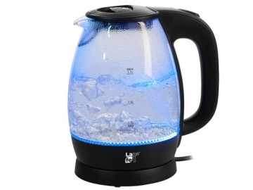 LAFE CEG012.2 electric kettle 1.7 L 2200 W Black, Transparent