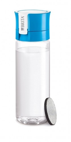 Filter Bottle Brita Fill&Go + 4 pc(s) filter cartridges (0,6l; blue) image 1