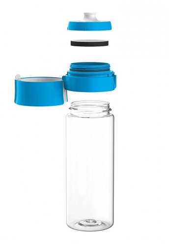 Filter Bottle Brita Fill&Go + 4 pc(s) filter cartridges (0,6l; blue) image 2