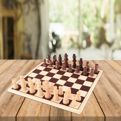 Color Baby Galdā spēle Šahs un dambrete (koka) CB49349 image 4
