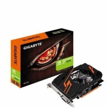 Gigabyte  
         
       Graphics Card||NVIDIA GeForce GT 1030|2 GB|64 bit|PCIE 3.0 16x|GDDR5|Memory 6008 MHz|GPU 1265 MHz|Single Slot Fansink|GV-N1030OC-2GI
