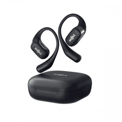SHOKZ OpenFit Headphones Wireless Ear-hook Calls/Music/Sport/Everyday Bluetooth Black image 2