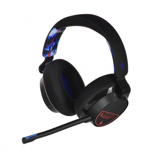 Skullcandy Slyr Multi-Platform Wired Blue Digi-Hype Headphones image 1