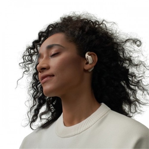 SHOKZ OpenFit Headphones Wireless Ear-hook Calls/Music/Sport/Everyday Bluetooth White image 5