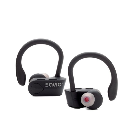 Savio TWS-03 Wireless Bluetooth Earphones, Black image 2