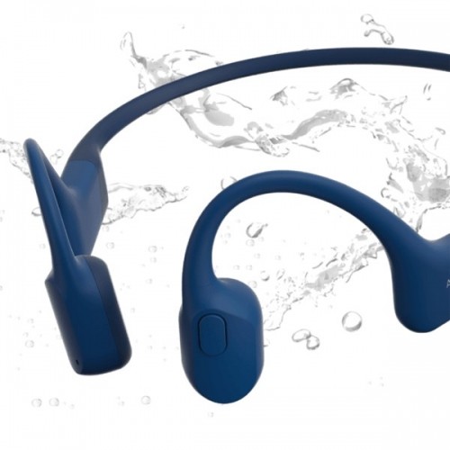 SHOKZ Openrun Mini Headphones Wireless Neck-band Calls/Music Bluetooth Blue image 2