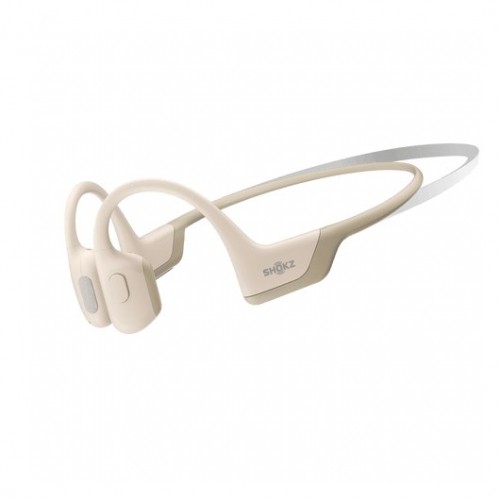 SHOKZ OpenRun Pro Headphones Wireless Ear-hook Sports Bluetooth Beige image 1