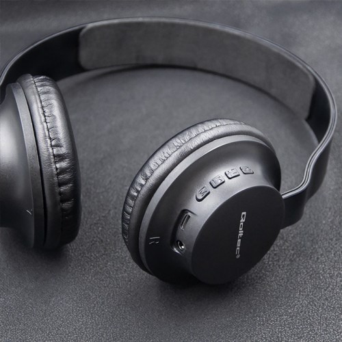 Qoltec 50846 headphones/headset Wireless Handheld Calls/Music Micro-USB Bluetooth Black image 3