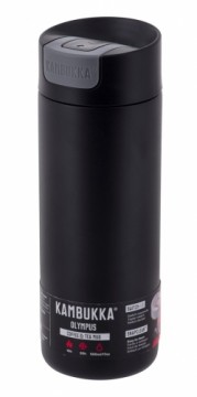Kambukka Olympus Matte Black - thermal mug, 500 ml