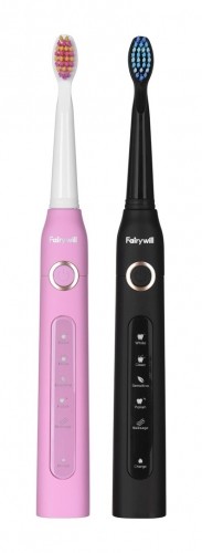 FAIRYWILL SONIC TOOTHBRUSHES 507 PINK AND BLACK image 5