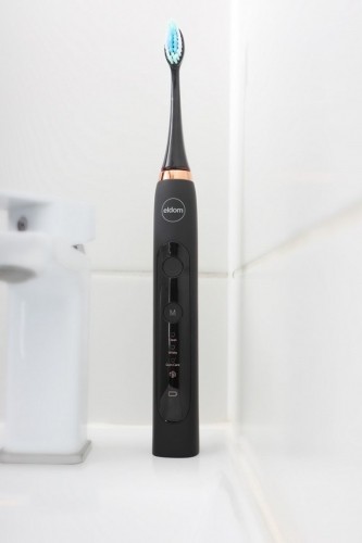 ELDOM DENTA sonic toothbrush, 9 operating modes, rechargeable, black image 5