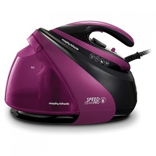 Morphy Richards AutoClean Speed Steam Pro 1.6 L Ceramic soleplate Purple image 1