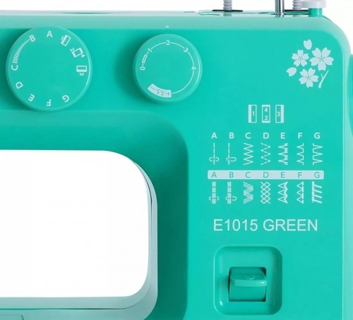 Janome Juno E1015 green sewing machine image 2