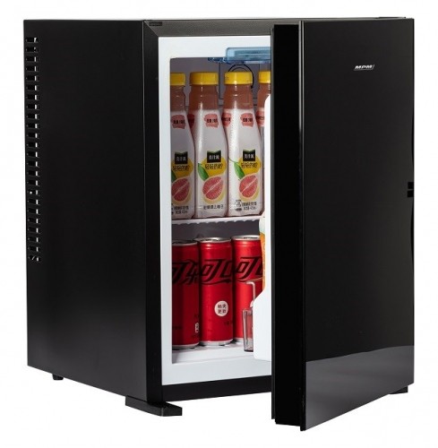 MPM-30-MBS-06/L Minibar refrigerator Freestanding Black with GLASS FRONT BLACK image 1