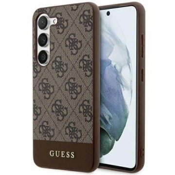 Guess GUHCS24MG4GLBR S24+ S926 brązowy|brown hardcase 4G Stripe Collection