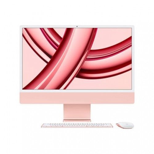 Apple iMac 24” 4.5K Retina, Apple  M3 8C CPU, 8C GPU/8GB/256GB SSD/Pink/INT Apple image 1