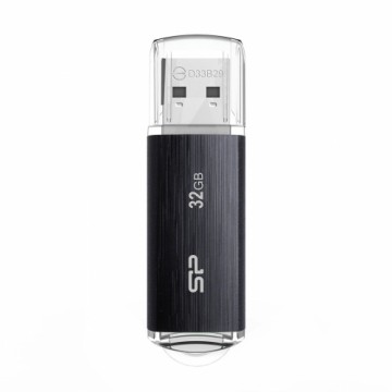 USB Zibatmiņa Silicon Power SP032GBUF3B02V1K Melns 32 GB