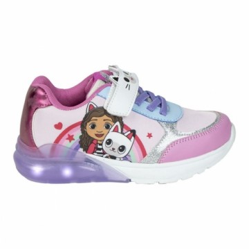 Sporta apavi ar LED Gabby's Dollhouse Rozā