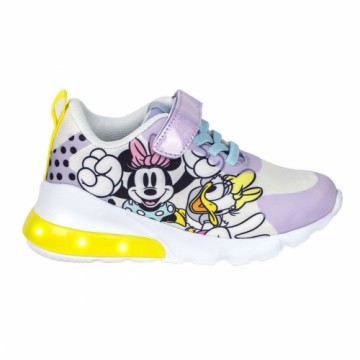 Sporta apavi ar LED Minnie Mouse Ceriņš