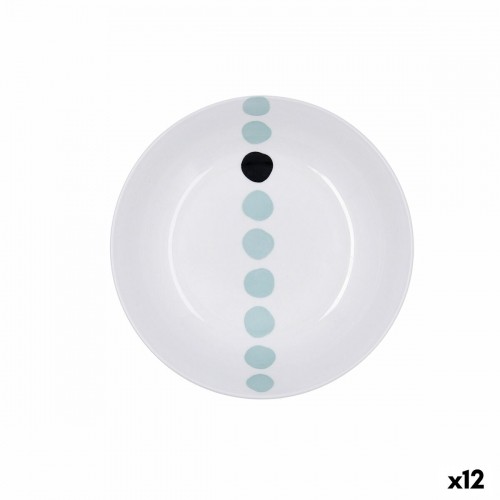 Глубокое блюдо Bidasoa Zigzag Разноцветный Керамика 20 cm (12 штук) image 1