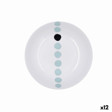 Dziļais šķīvis Bidasoa Zigzag Daudzkrāsains Keramika 20 cm (12 gb.)