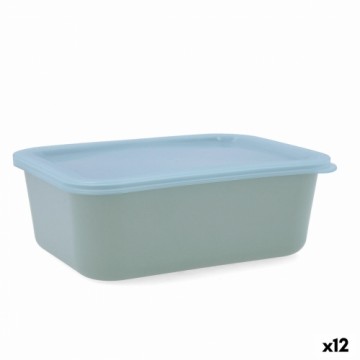 Taisnstūra Pusdienu kastīte ar Vāku Quid Inspira 1,34 L Zaļš Plastmasa (12 gb.)