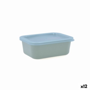 Taisnstūra Pusdienu kastīte ar Vāku Quid Inspira 380 ml Zaļš Plastmasa (12 gb.)
