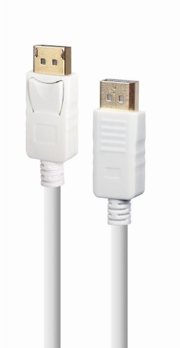 Gembird CC-DP2-6-W DisplayPort cable 1.8m white image 1