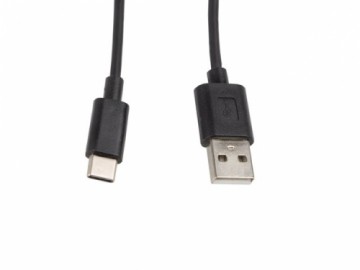 LANBERG USB CABLE 2.0 TYPE-C(M)-AM 1M, BLACK