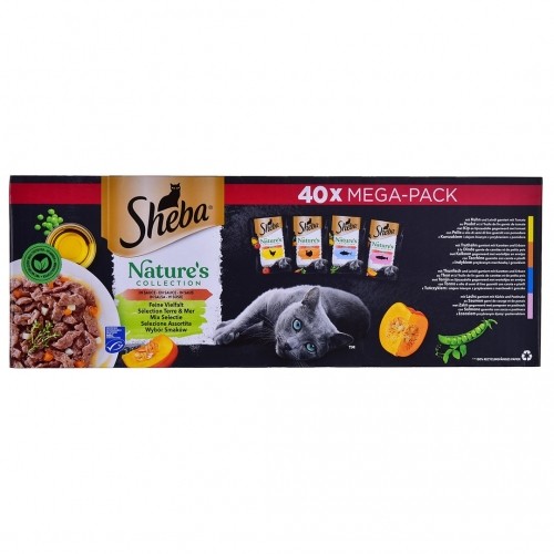 SHEBA Nature's Collection Mix - wet cat food - 40x85g image 1