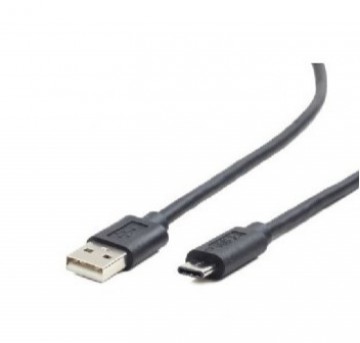 Gembird USB-A/USB-C, 1m USB cable USB 2.0 USB A USB C Black