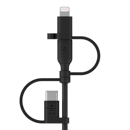 Belkin BOOST CHARGE USB cable 1 m USB A USB C/Micro-USB B/Lightning Black image 3