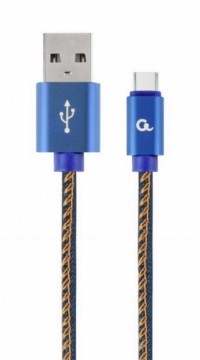Gembird Cablexpert CC-USB2J-AMCM-1M-BL USB cable USB 2.0 USB A USB C Blue
