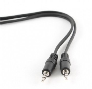 Gembird 1.2m, 3.5mm/3.5mm, M/M audio cable Black