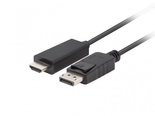 Lanberg CA-DPHD-11CC-0030-BK cable gender changer DisplayPort HDMI Black image 2