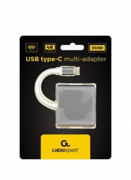 Gembird A-CM-HDMIF-02-SG USB graphics adapter 3840 x 2160 pixels Grey