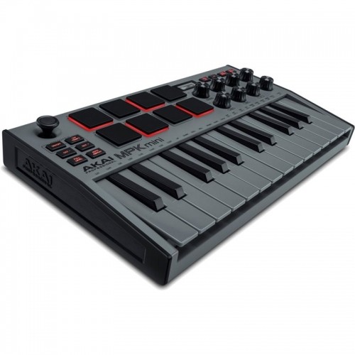 AKAI MPK Mini MK3 Control keyboard Pad controller MIDI USB Black, Grey image 1